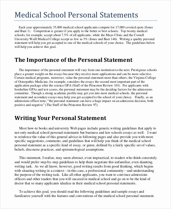 Diversity Statement Medical School Example Luxury 53 Medical School Sample Essay Personal Statement Essay