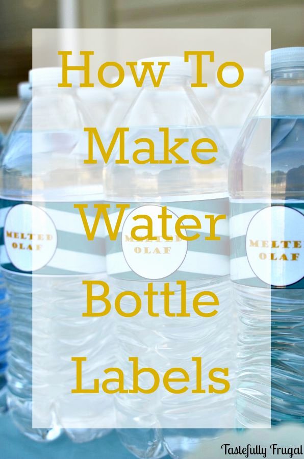 Diy Water Bottle Label Template Elegant Fancy Diy Water Bottle Designs