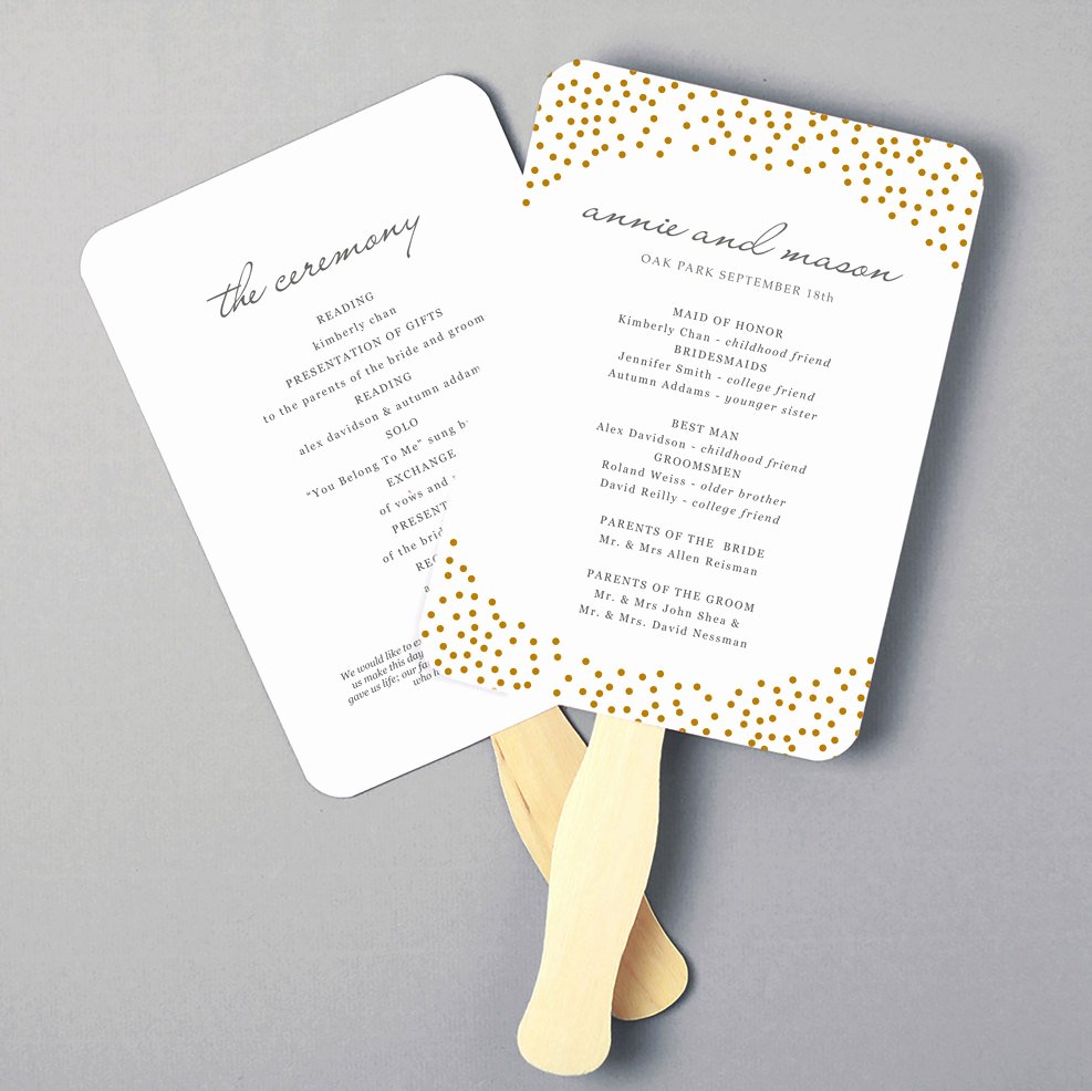 Diy Wedding Fan Template Awesome Printable Fan Program Fan Program Template Wedding Fan