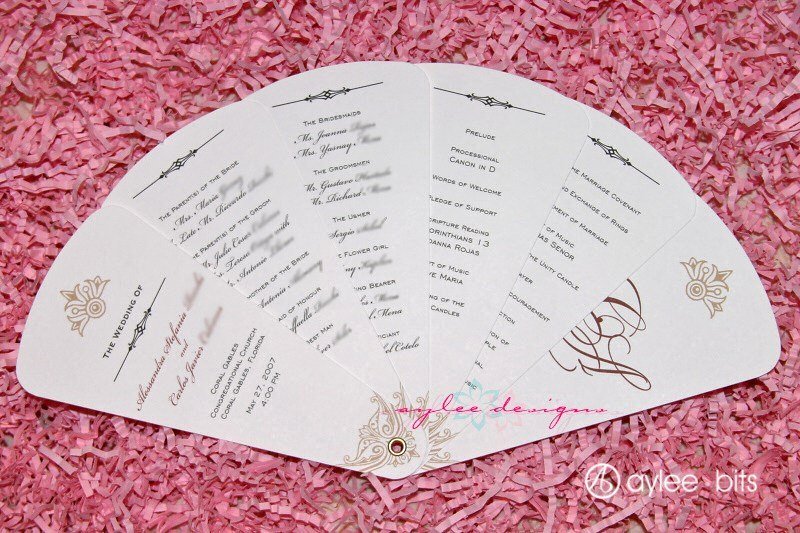 Diy Wedding Program Fan Templates Awesome Diy Fan Programs