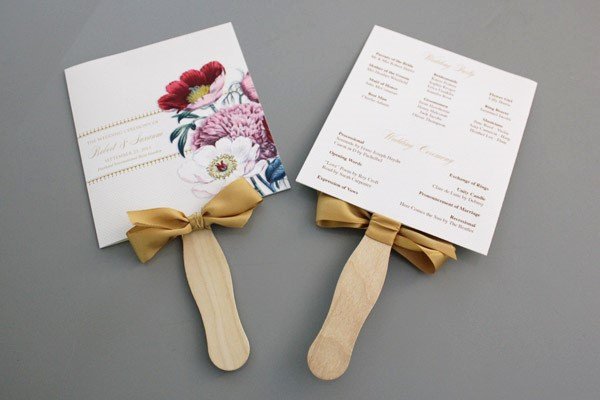 Diy Wedding Program Fan Templates Luxury A Round Up Of Free Wedding Fan Programs B Lovely events