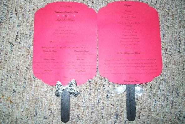 Diy Wedding Program Fan Templates Unique Msmonicka’s Diy Paddle Fan Programs