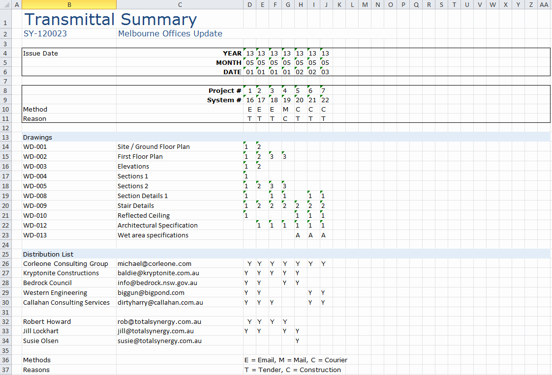 Document Transmittal form Template Fresh Transmittal Ms Excel Template