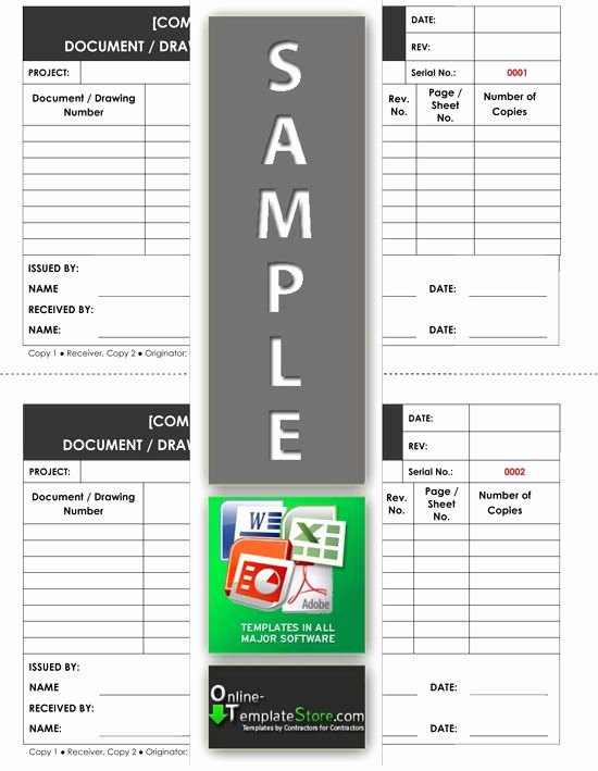 Document Transmittal form Template Inspirational Drawing Document Transmittal form