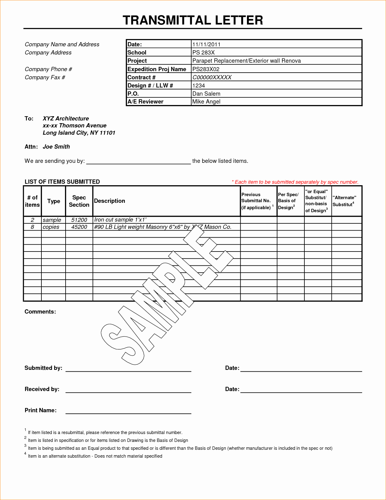 Document Transmittal form Template New 23 Of Transmittal Sheet Template