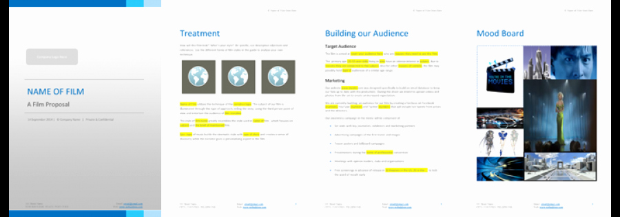 Documentary Proposal Template Lovely 5 Important tools to Raise Finance