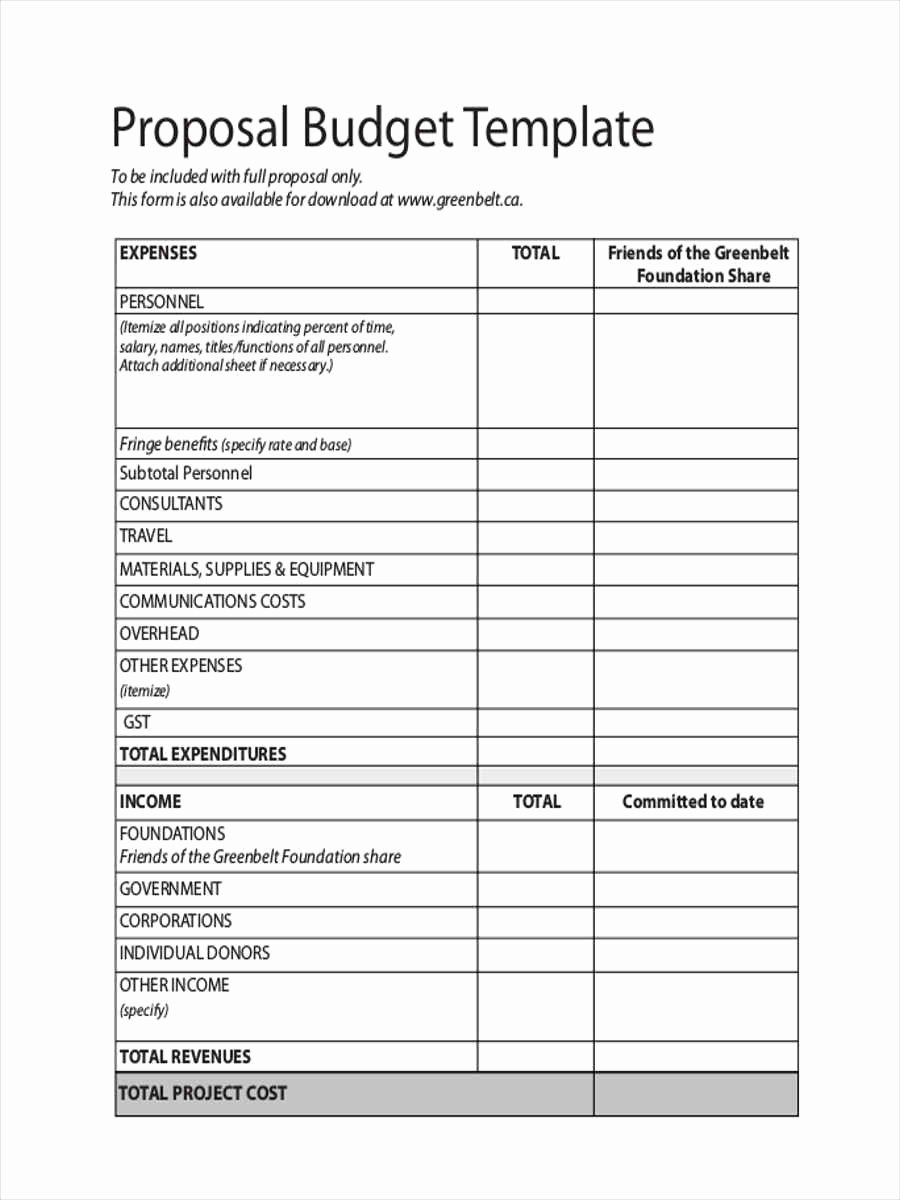 Documentary Proposal Template Lovely Documentary Bud form 6 Free Documents In Word Pdf