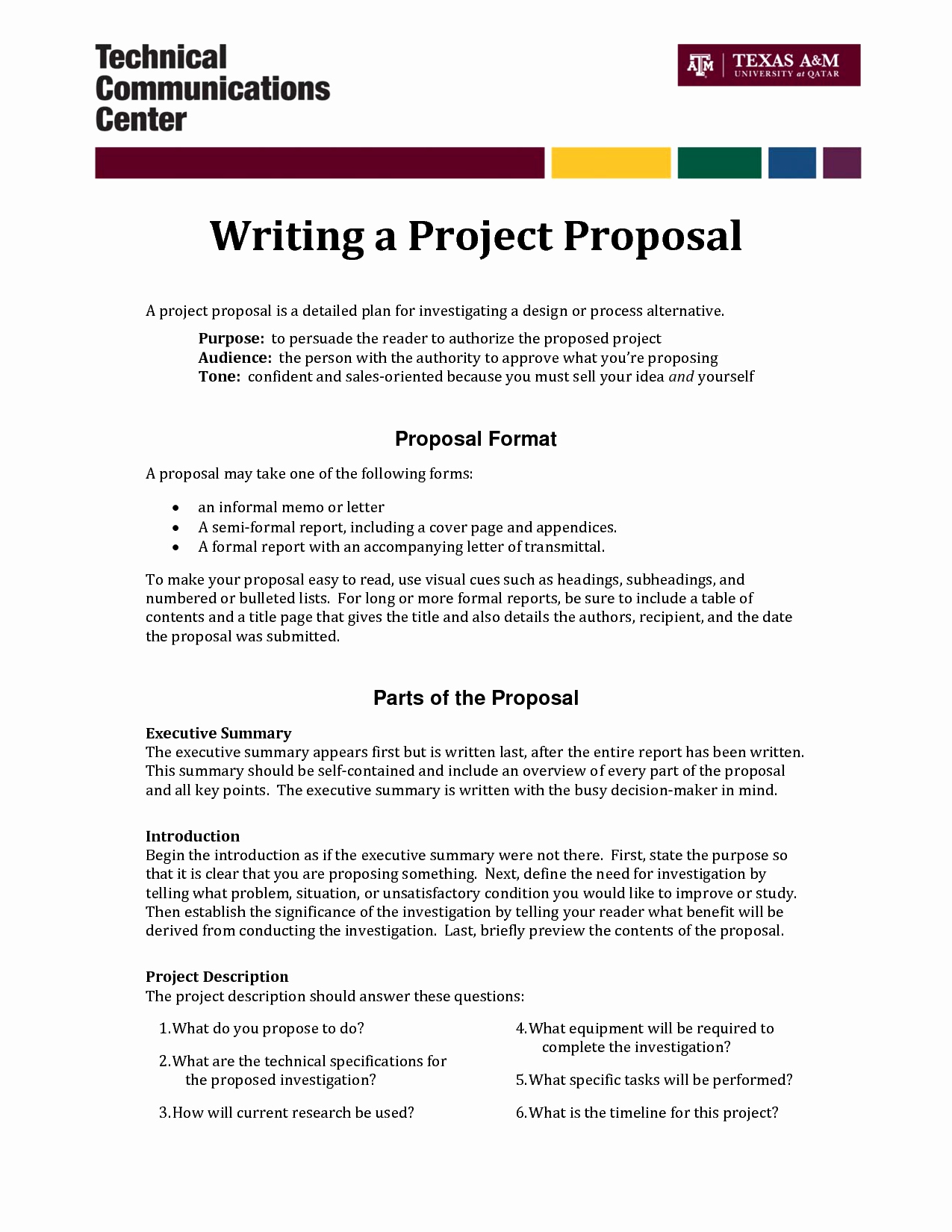 Documentary Proposal Template New Informal Proposal Letter Example