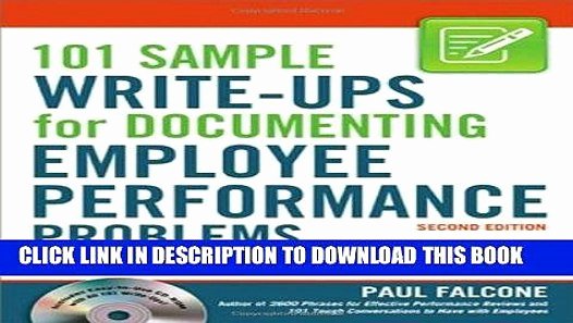 Documenting Employee Performance Template Best Of [pdf] 101 Sample Write Ups for Documenting Employee