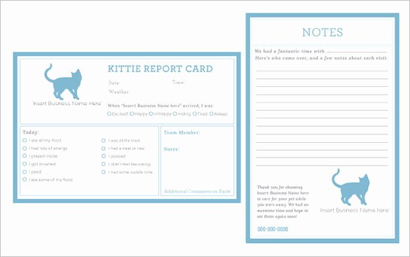 Dog Daycare Report Card Unique 20 Report Card Templates Doc Pdf Psd