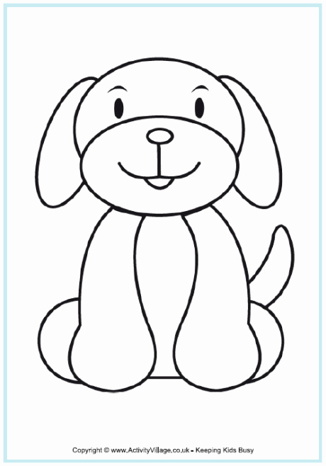 Dog Face Template Unique Dog Colouring Page 2