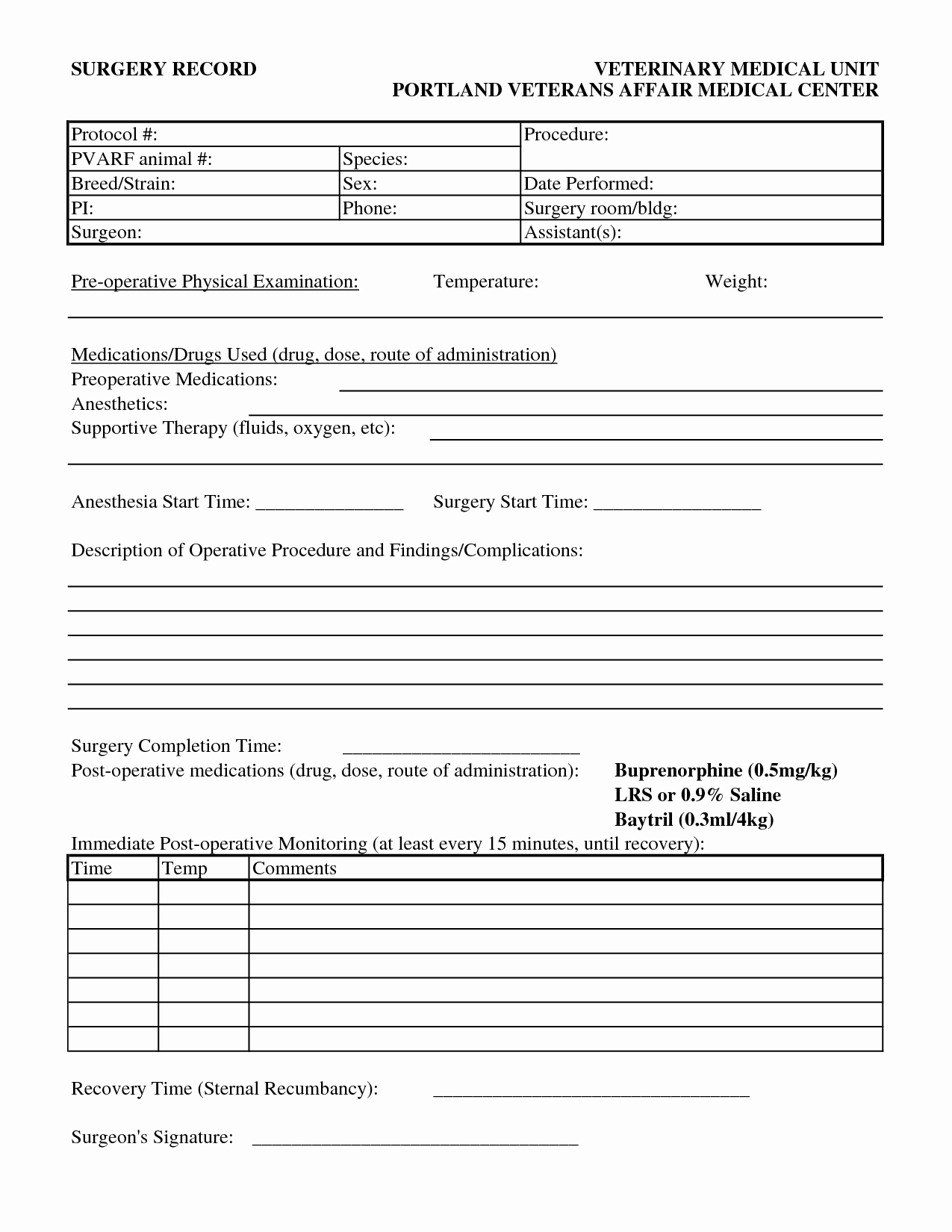 Dog Health Record Template New Animal Health Record forms My Work