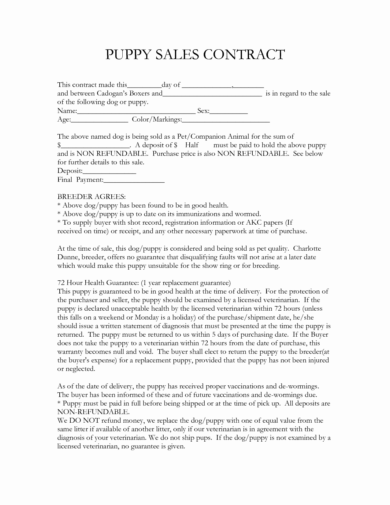 Dog Training Contract Template Inspirational Contract Template