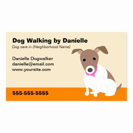 Dog Walking Template Beautiful Dog Walking Business Double Sided Standard Business Cards