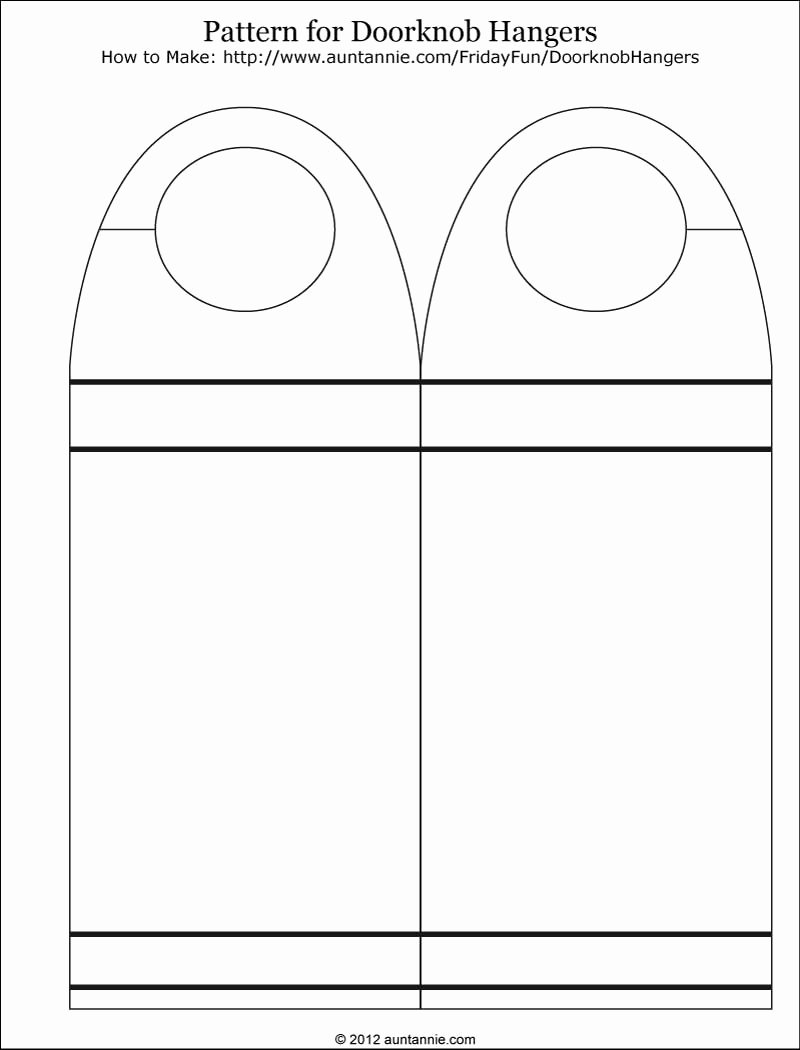 Door Hanger Template for Word Beautiful Printable Door Signs &amp; Printable Rounded Doorhanger Free