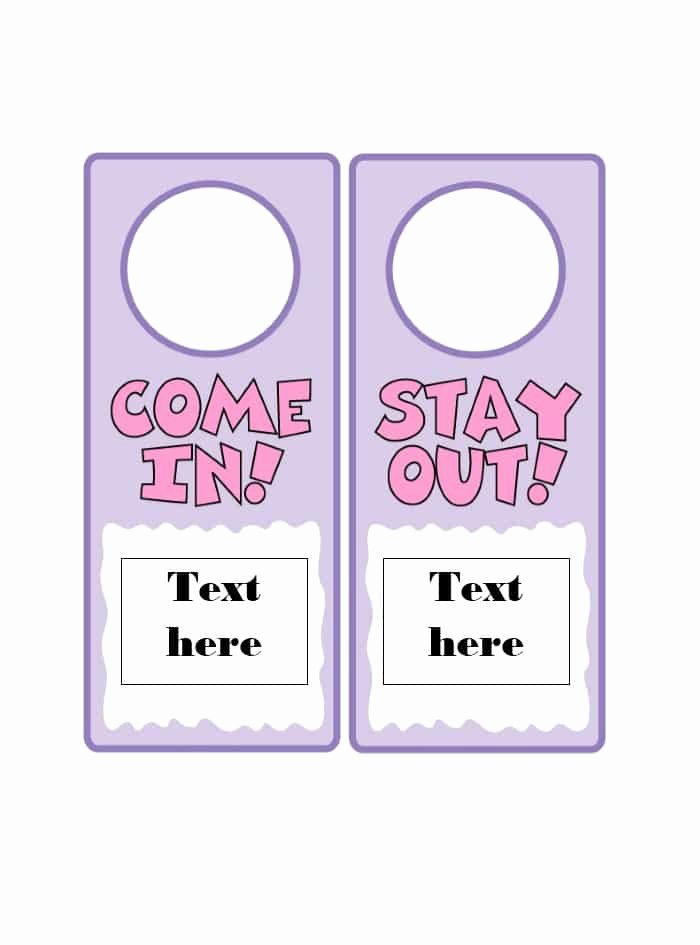 Door Hanger Template for Word Luxury 43 Free Door Hanger Templates Word Pdf Template Lab
