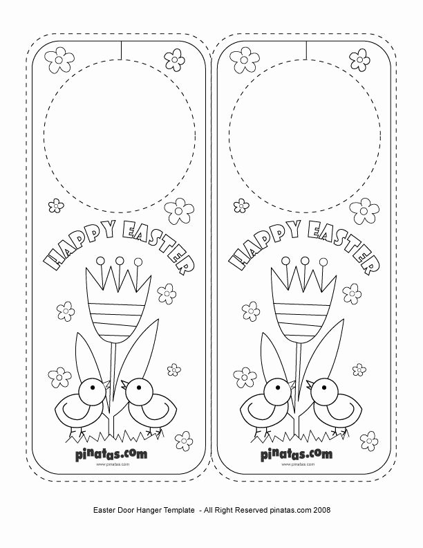 Door Hanger Template for Word New Door Hanger Template Printable Editable Free Download