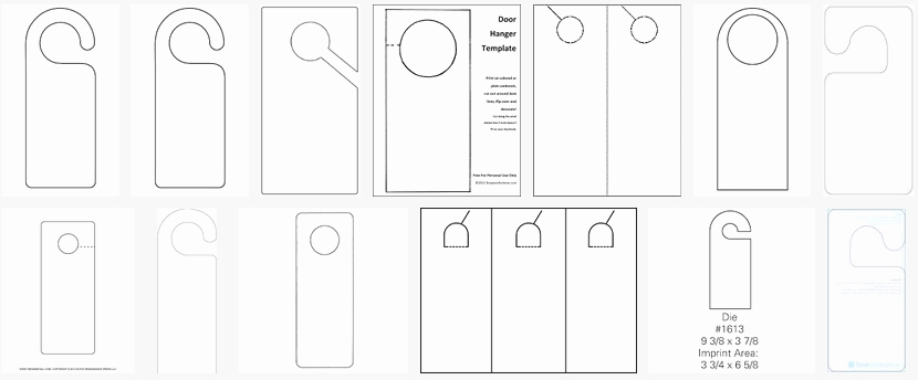 Door Hanger Template for Word Unique About Hangers Constructions Clothes Food and Health