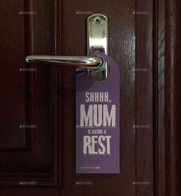 Door Hanger Template Psd Beautiful 16 Best Free Door Hanger Mockup Psd Templates