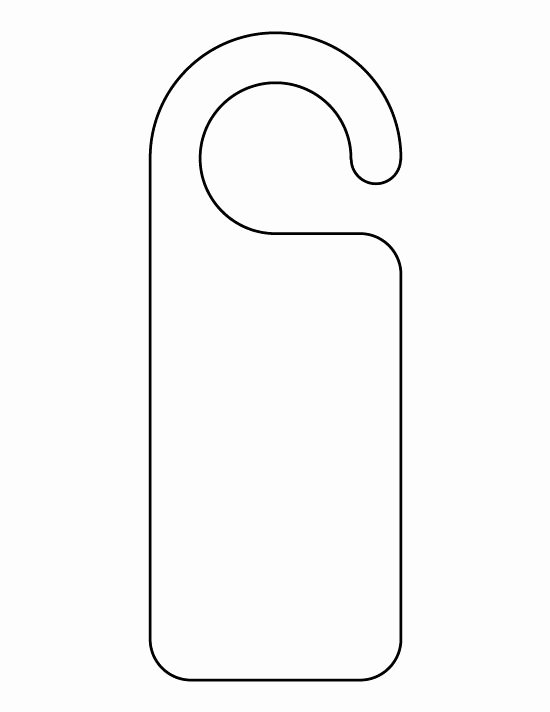 Door Hanger Template Psd Elegant Pin by Muse Printables On Printable Patterns at