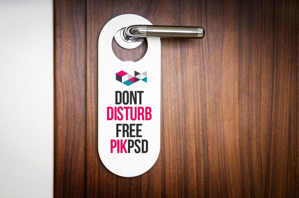 Door Hanger Template Psd Luxury Door Hanger Mockup Free Psd Download