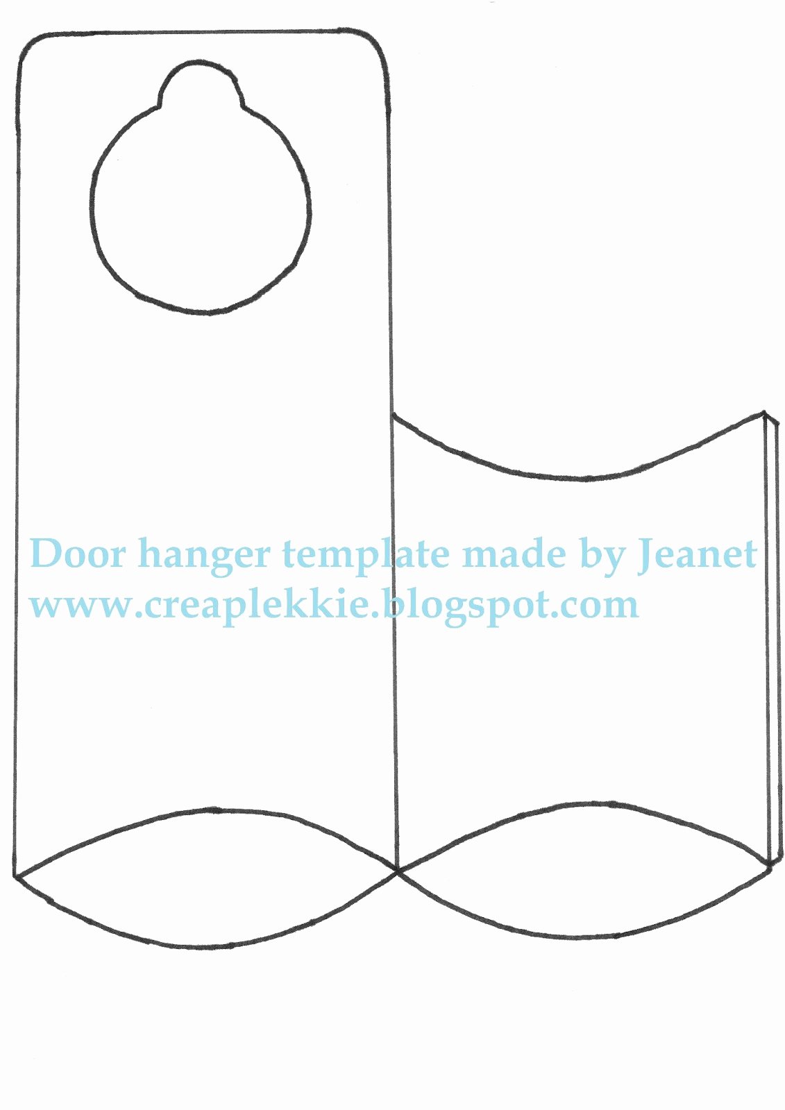 Door Hanger Template Publisher Inspirational Door Hanger Template