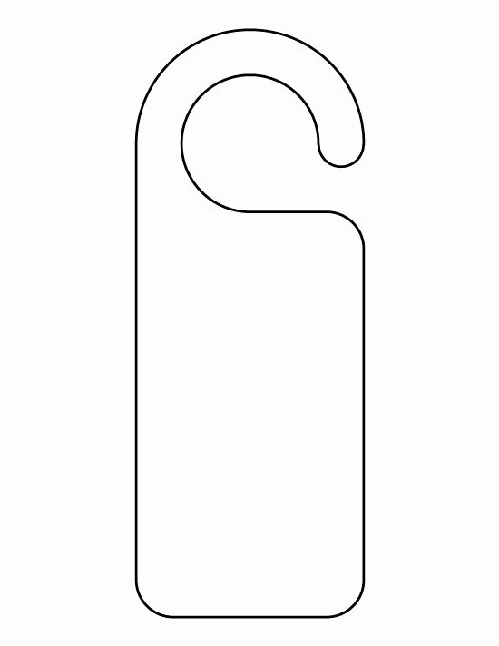 Door Hanger Template Word Fresh Door Hanger Template for Word