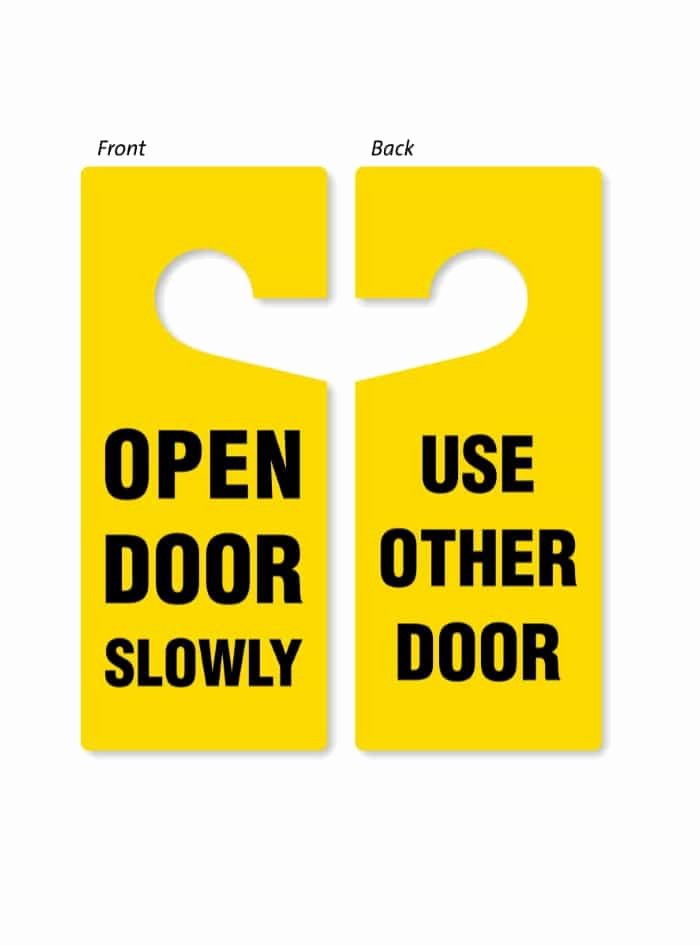 Door Hanger Template Word Unique 43 Free Door Hanger Templates Word Pdf Template Lab