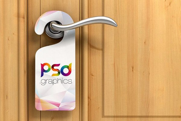 Door Knob Hanger Template Awesome 23 Door Hanger Mockup Templates Free &amp; Premium Download