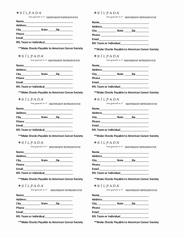 Drawing Entry form Template Awesome 2011 Silpada Raffle Ticket