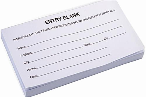 Drawing Entry form Template Best Of Entry form Pads