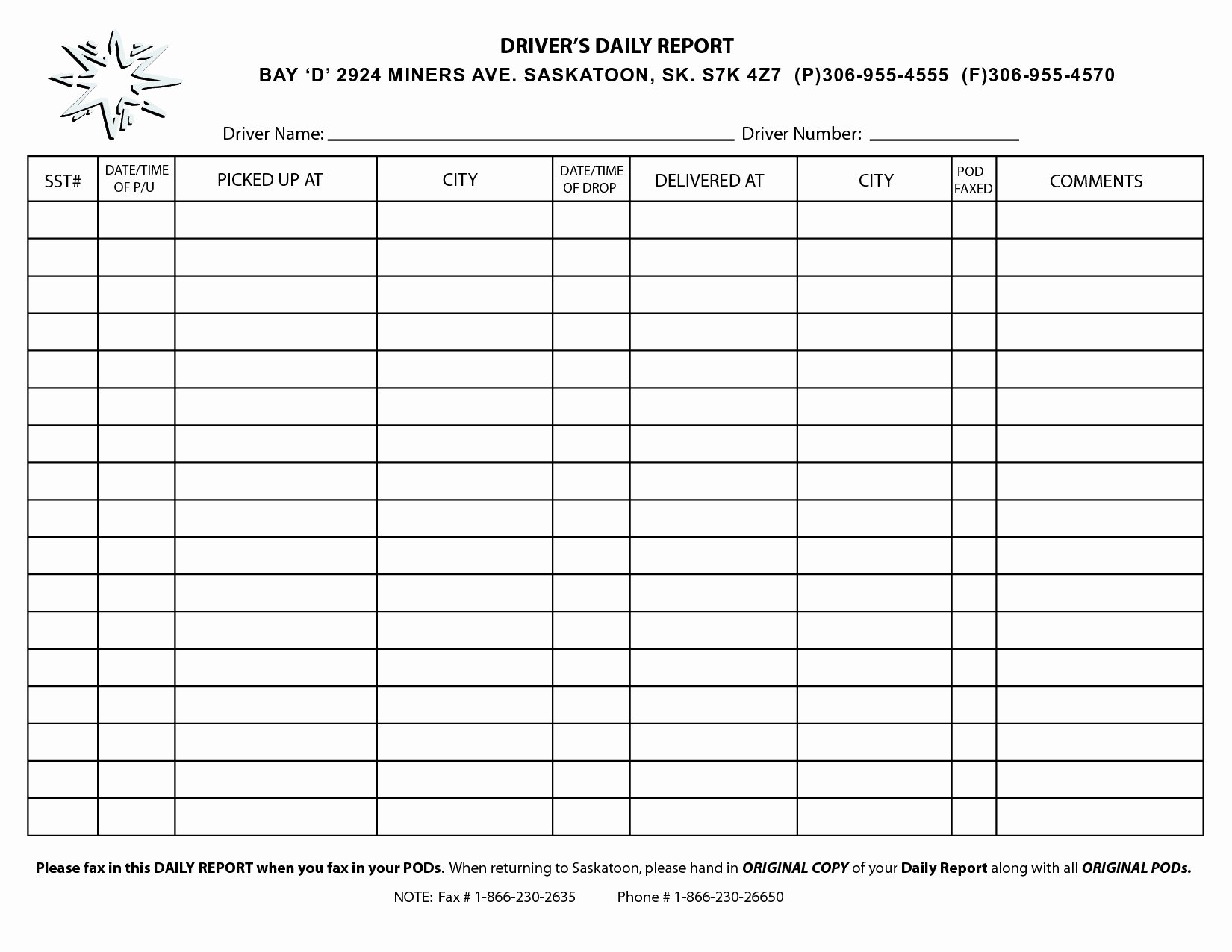 Driver Log Sheet Template Best Of Driver Logs Template