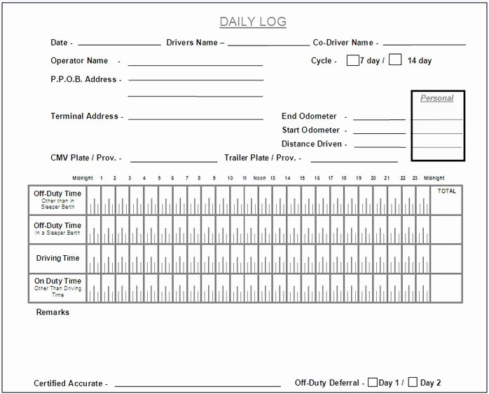 Driver Log Template Best Of Time Log Templates