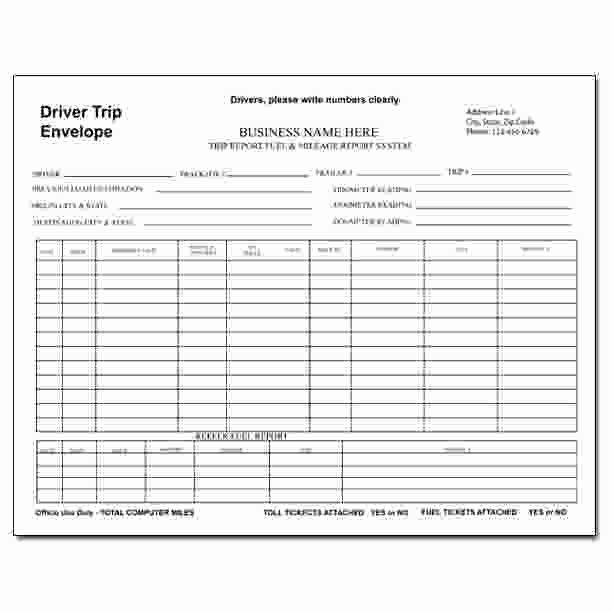 Driver Trip Sheet Inspirational 29 Of Truck Trip Report Template