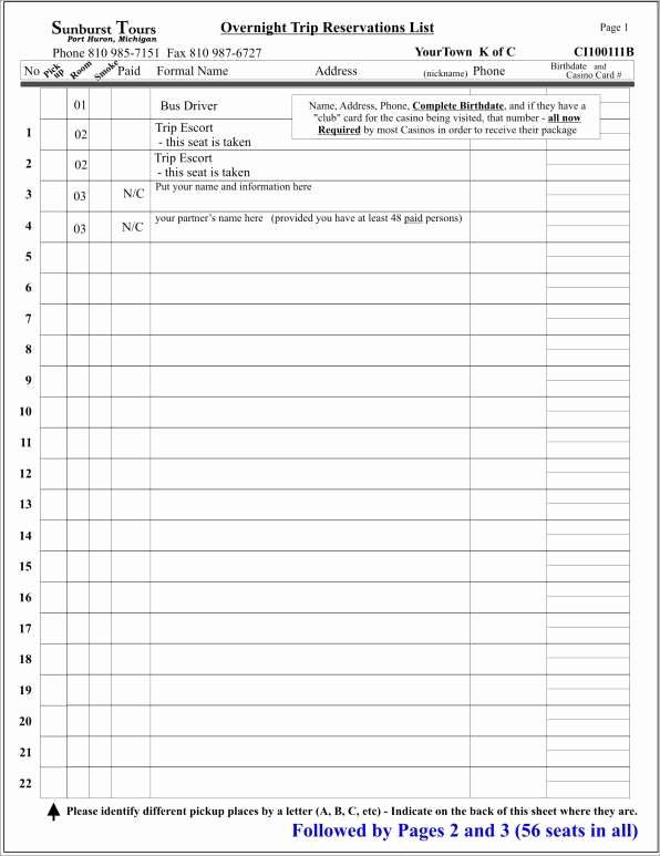 Driver Trip Sheet Template New World Adventure Travel Vacations Group tours