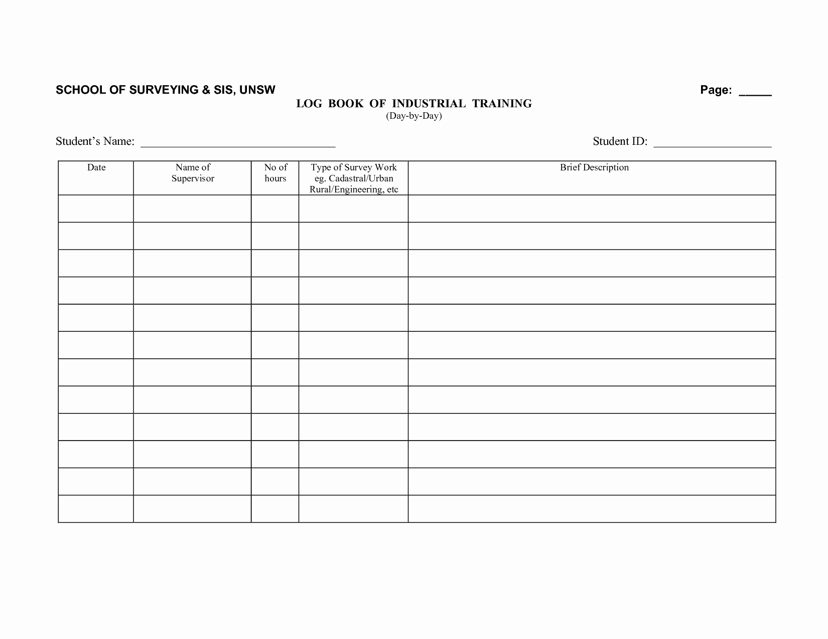 Drivers Log Book Template Elegant 28 Of Log Book Template