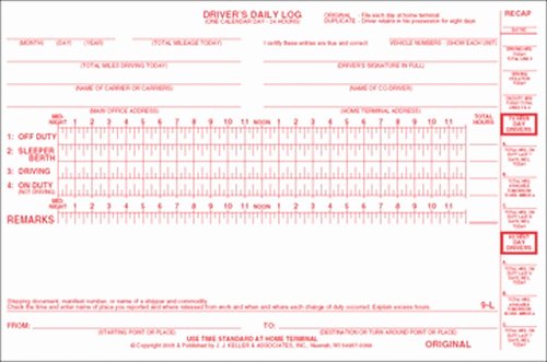 Drivers Log Book Template Free Beautiful 9 Fs A2 Bus Driver S Daily Log Dot Pliant 2 Ply with