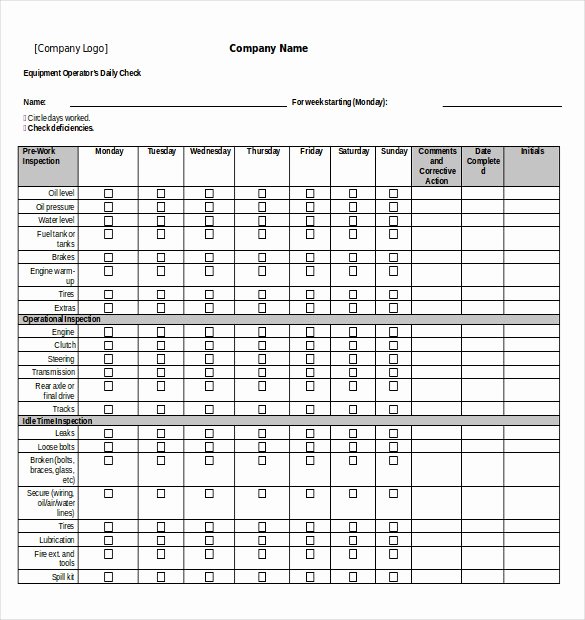 Editable Checklist Template Word New 15 Word Checklist Templates Free Download