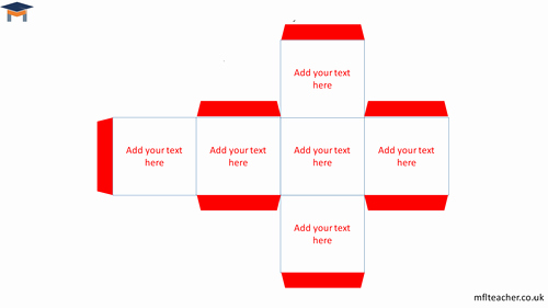 Editable Dice Template Lovely Dice Template to Edit and Cut Out by themflteacher