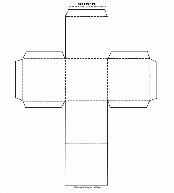 Editable Dice Template Unique 18 Paper Cube Templates Pdf Doc