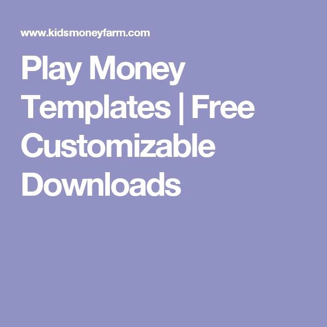 Editable Play Money Template Elegant 8 Best Images About Rewards On Pinterest