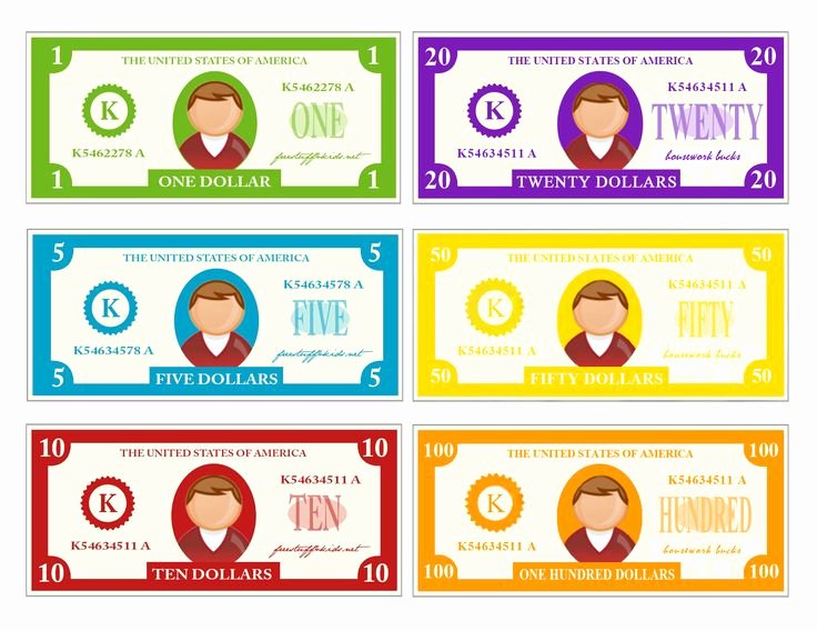 Editable Play Money Template Inspirational the 25 Best Play Money Template Ideas On Pinterest