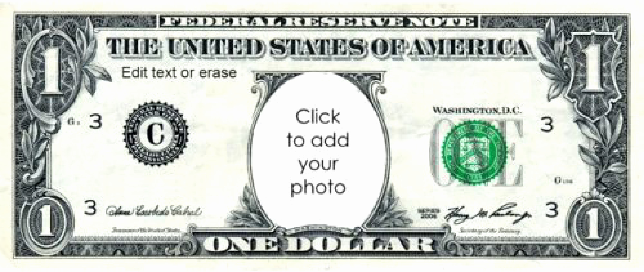 Editable Play Money Template New Free Play Money 1 Dollar