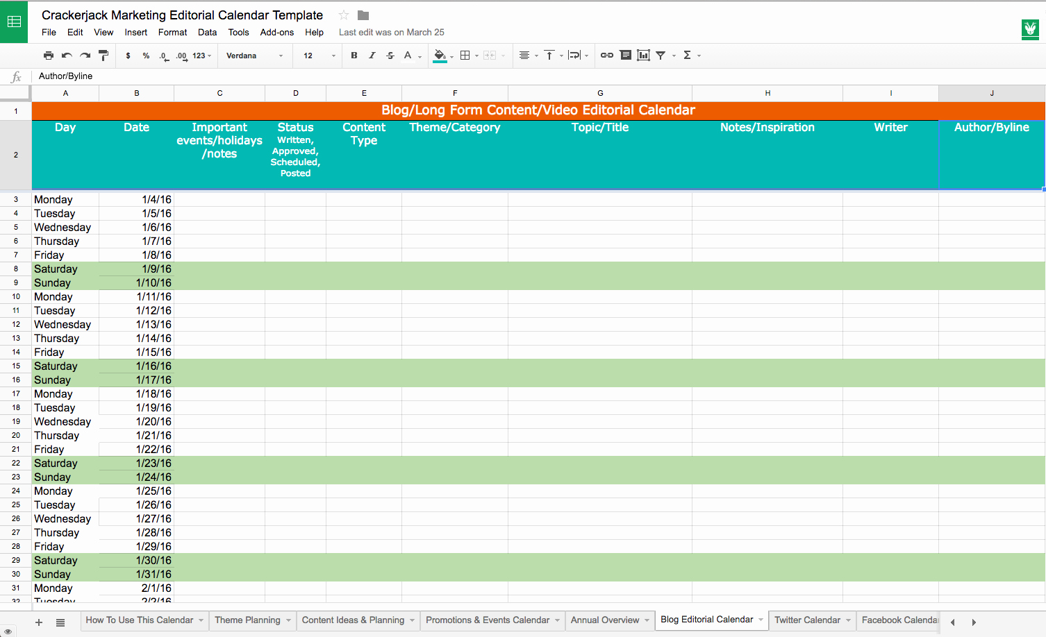 Editorial Calendar Template Google Docs Awesome Basics Of the social Media Editorial Calendar