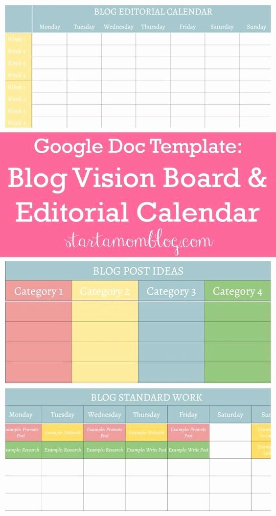 Editorial Calendar Template Google Docs Beautiful Editorial Calendar and Google Doc Templates On Pinterest