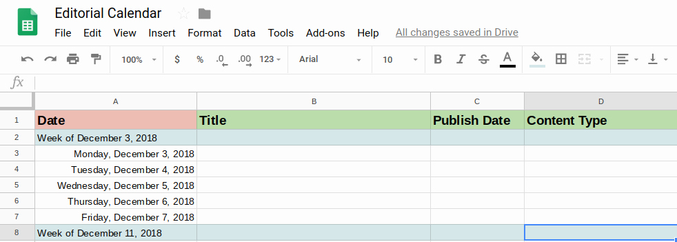 Editorial Calendar Template Google Docs Beautiful How to Create A Calendar In Google Docs