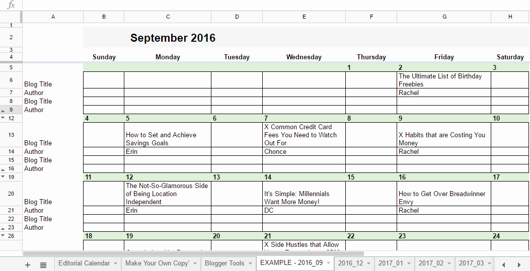 Editorial Calendar Template Google Docs Elegant Free 2019 Editorial Calendar In Google Sheets