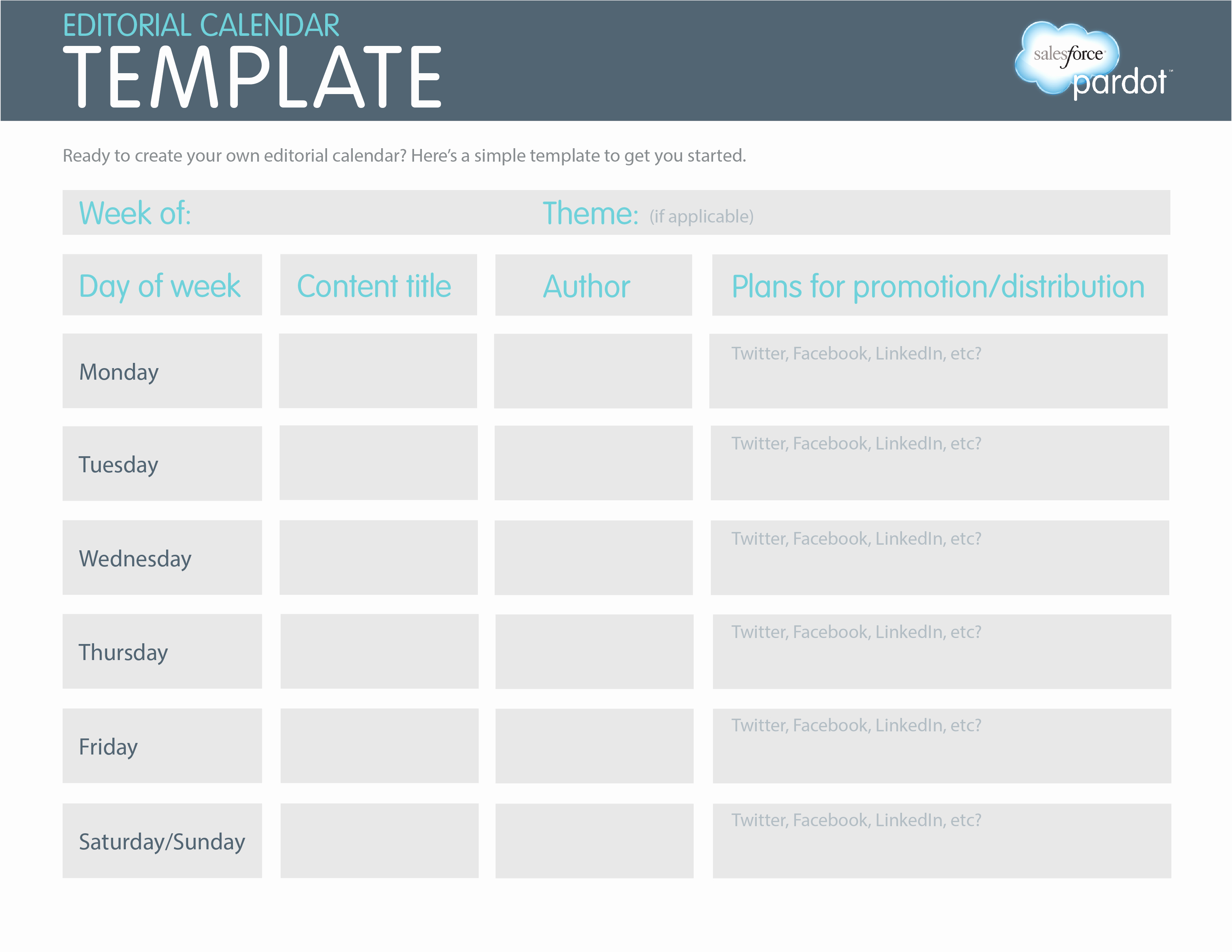 Editorial Calendar Template Google Docs New Editorial Calendar Template