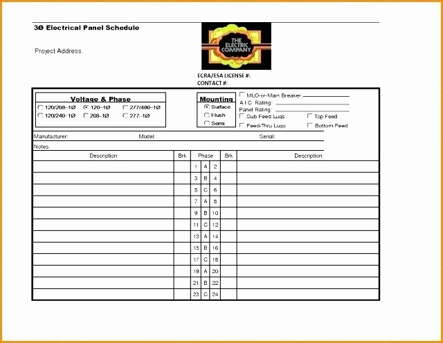 Electrical Panel Labels Template New Matrix Template Excel Risk assessment Project Raci Itil