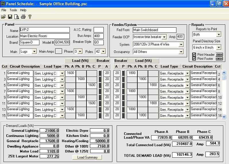 Electrical Panel Schedule Template Excel Awesome Download Electrical Panel Schedule Template software